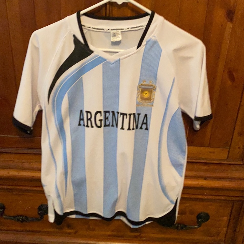 Argentina national team Lionel Messi jersey with the number 10